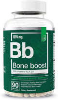 Essential Elements Bone Boost Bone Health Supplement - Bone Support and Calcium Supplement with Vitamin D 3 K2 Cissus Quadrangularis for Bone Strength - 90 Capsules (30 Day Supply)