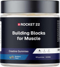 Creatine Monohydrate Gummies 5gSugar-Freefor Men &amp Women to Support Muscle Recovery Performance and Strength Blueberry Flavor 120 Gummies Rocket 22.