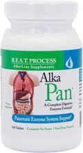 Alka•Pan Best Process Alkaline — Natural Digestive Supplement — Pancreatic Enzymes with Antioxidant-Rich Superfoods &amp Digestive Herbs