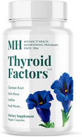 Michael's Health Naturopathic Programs Thyroid Factors - 60 Vegan Capsules - Nutrients for Production of Thyroid Hormones - Kosher - 20 Servings