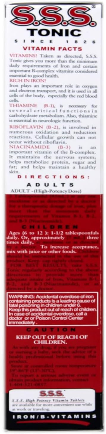 PACK OF 3 EACH SSS TONIC 10OZ PT#1225811110 (Pack of 3)