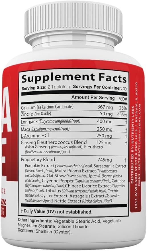 Zonata (3Pack) Ultra Male Pills Power Ultra Male Supplement Advanced Formula 180 Count