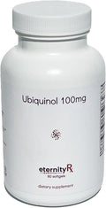Ubiquinol 100mg – Kaneka Ubiquinol™ for Cellular Energy Circulation &amp Heart Health – Superior Absorption CoQ10 – 60 Softgels – Non-GMO Gluten-Free – by Eternity Medicine