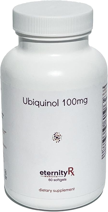 Ubiquinol 100mg – Kaneka Ubiquinol™ for Cellular Energy Circulation &amp Heart Health – Superior Absorption CoQ10 – 60 Softgels – Non-GMO Gluten-Free – by Eternity Medicine