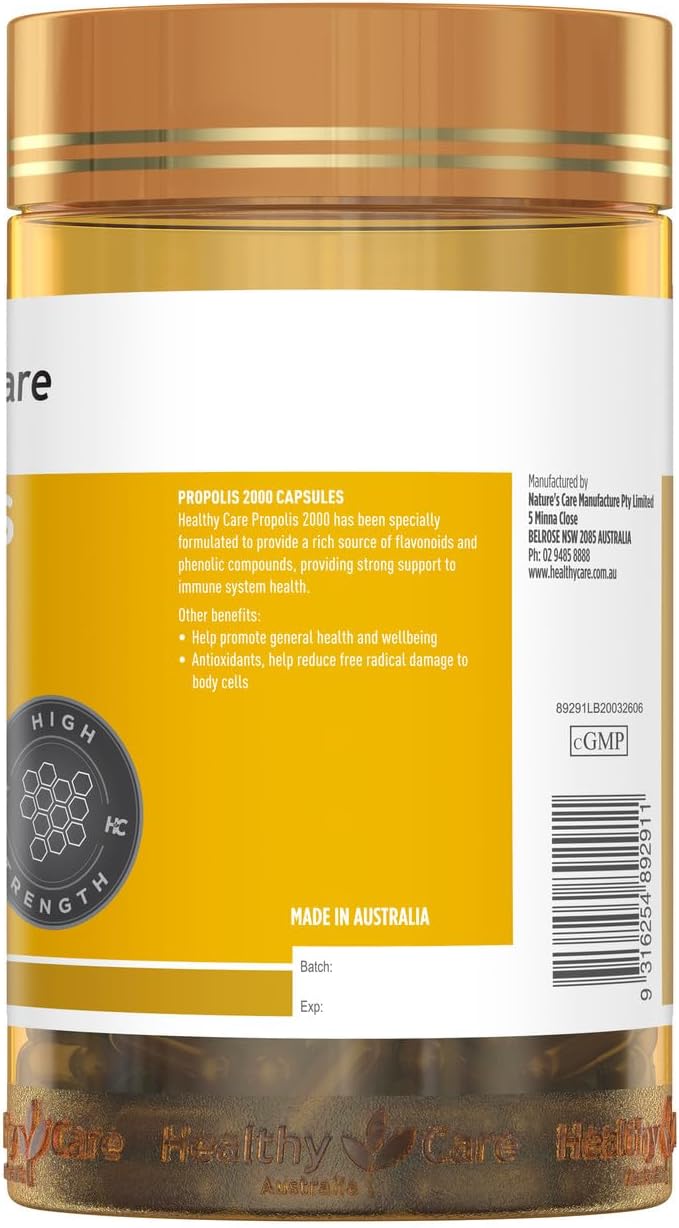 Healthy Care Parallel Import Propolis 2000 200Capsules