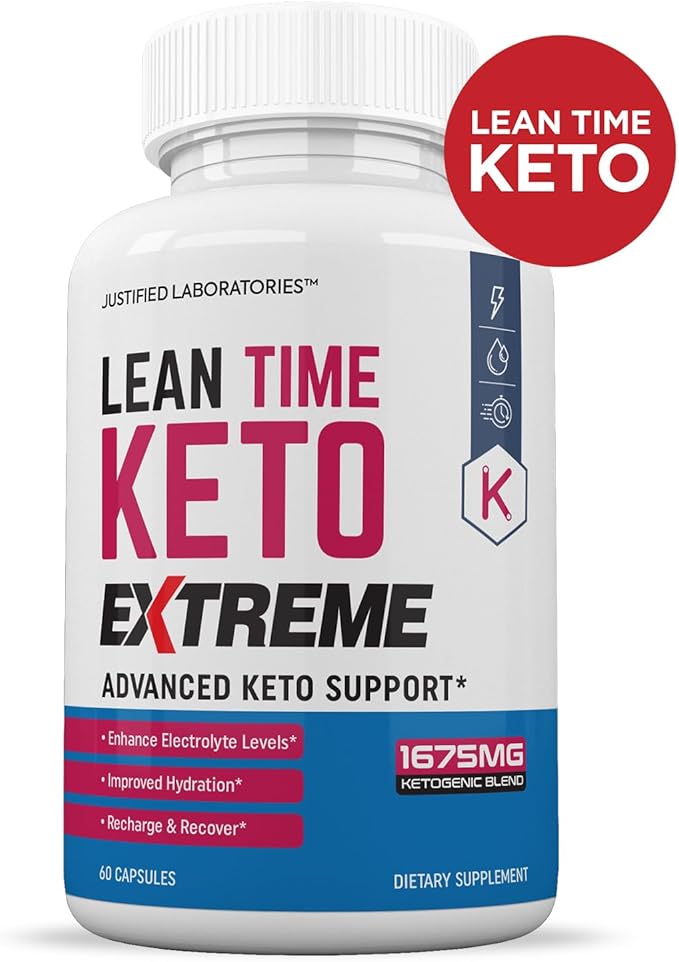 (10 Pack) Lean Time Extreme Keto Pills 1675MG New &amp Improved Formula Contains Apple Cider Vinegar Extra Virgin Olive Oil Powder Green Tea Leaf 600 Capsules