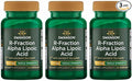 Swanson Triple Strength R-Fraction Alpha Lipoic Acid - Promotes Healthy Blood Pressure &amp Delivers Essential Nutrients - (30 Capsules 300mg Each) (3 Pack)