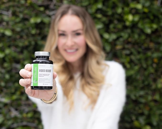 LES Labs Mood Boost – Stress Relief Mood Support Deep Relaxation &amp Better Sleep – 5-HTP Ashwagandha Rhodiola Rosea Magnesium L-Theanine &amp GABA – Non-GMO Supplement – 60 Capsules
