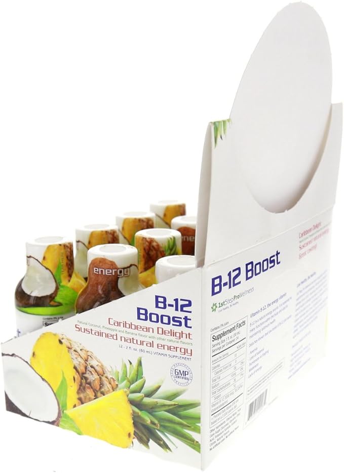 1st Step High Performance Fitness B-12 Boost 12-2oz Bottles