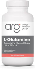 Allergy Research Group L-Glutamine Powder - Gut Health for Men &amp Women Free Form Amino Acid Pure 4.7g Supplement - 7.1 Ounce