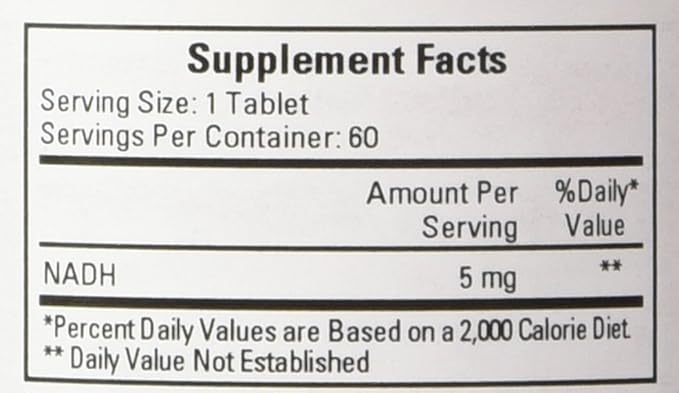Cardiovascular Research Nadh Tablets 60 Count