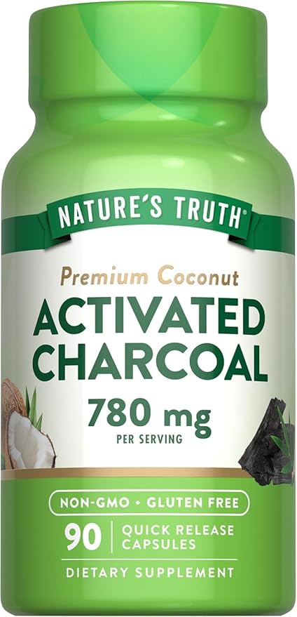 Nature's Truth Activated Charcoal 260mg (Pack of 6)