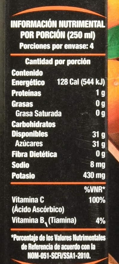 100% NATURAL DELICIOUS ORANGE JUICE WITHOUT PULP JUMEX UNICO FRESCO BRAND 34 fl oz