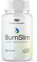 Burn Slim Capsules Official Burnslim Support Pills Made with All Natural Ingredients Burn Slim Advanced Active Liefstyle Support Premium Health and Wellness Supplement Made in The USA (60 Capsules)