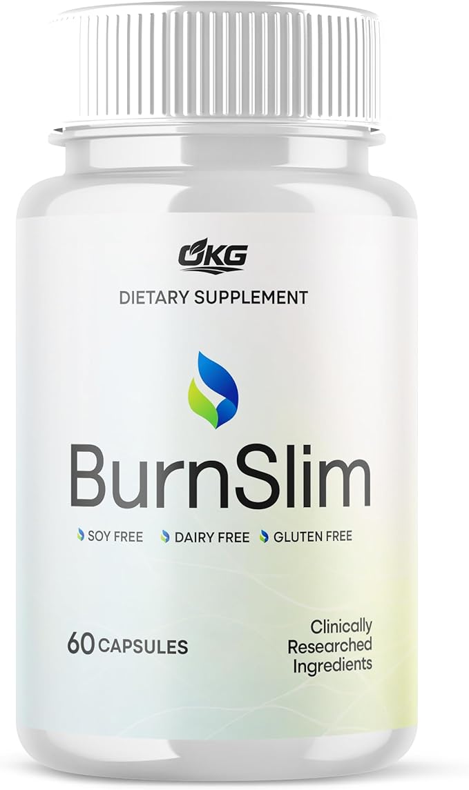 Burn Slim Capsules Official Burnslim Support Pills Made with All Natural Ingredients Burn Slim Advanced Active Liefstyle Support Premium Health and Wellness Supplement Made in The USA (60 Capsules)