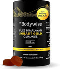 Be Bodywise Pure Himalayan Shilajit Gummies Gold I Lab Tested I No Added Sugar I Ashwagandha Gokshura| Fulvic Acid &amp 85+ Trace Minerals I for Men Women I Non-GMO I 100% Natural &amp Organic I 6