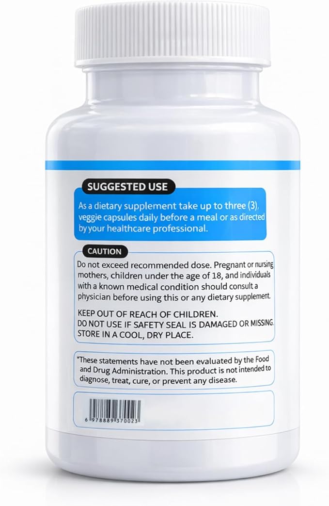 Magnesium Complex for Women &amp Men 1000mg — 7-in-1 Magnesium (Glycinate Citrate &amp Malate) for Sleep Support Stress Relief Muscle Recovery — Vegan 60 Capsules