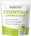BOWMAR NUTRITION Essentials Aminos and BCAAs Powder 30 Servings 99% Absorption Rate (Lemon Lime)