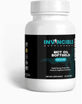 Premium MCT Oil Softgels C8 C10 | Brain &amp Energy Boost | Non-GMO Lab Tested 1100mg Caprylic Acid Keto Friendly Supplement