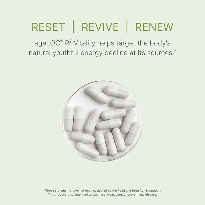 ageLOC Nu Skin R² Day - 1 Pack - Antioxidant Supplement with Resveratrol &amp Alpha-Lipoic Acid | Supports Energy Metabolic Processes &amp General Wellness