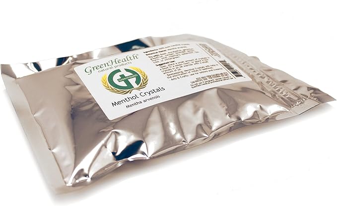 Menthol Crystals - 100% Pure and Natural - 1lb - GreenHealth