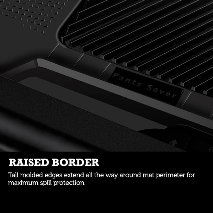 PantsSaver Custom Fits Car Floor Mats for Mercedes-Benz CLA 2018Front &amp 2nd Seat Heavy Duty Floor Mat (4PC) All Weather Protection for VehicleBlack