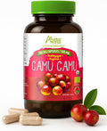 Amazon Andes Camu Camu Capsules 500mg - Pure Vitamin C Origin from Peru - Myrciaria Dubia Berry - 100 Vegetarian Caps - Wild Harvested Amazon Rainforest Superfruit Non-GMO Vegan