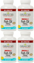 (4 Pack) - Natures Aid Promo Packs - Fish Oil 1000mg | 90's | 4 Pack Bundle