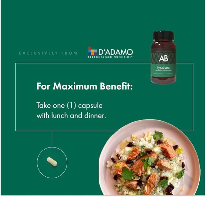 D'Adamo Personalized Nutrition TypeZyme - Digestive Enzyme (Blood Type AB)