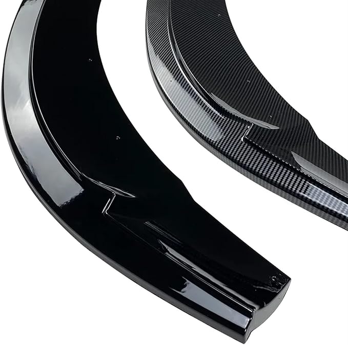 Car Front Bumper Lip Compatible For Mercedes CLA-class 2013-2015 C117 CLA200 260 CLA45 AMG Body Kit Spoiler Auto Parts(Gloss Black)