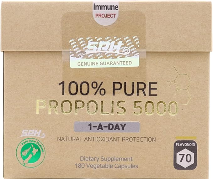 SPH 100% Pure Propolis 5000 Flavonoid 70mg 180 Capsules (3)