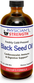 Physician's Strength Black Seed Oil - 8 fl oz - Supports Healthy Body Response - Freshly Cold Pressed - Non-GMO - 48 Servings