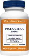 The Vitamin Shoppe Pycnogenol 50mg Antioxidant that Supports Cardiovascular (90 Capsules)