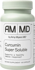 Amy Myers MD Curcumin Super Soluble - Dietary Supplement Supports Gut Health &amp Immune Response - Turmeric Supplement Aids Intestinal Health - Liver Support with Curcumin - 60 Capsules (60 Servings