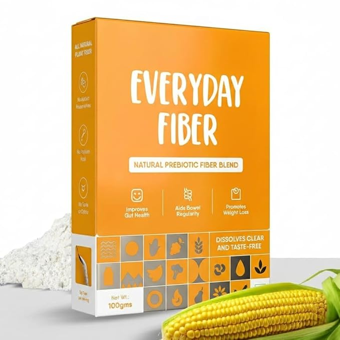 Everyday FiberGasConstipation Relief |Non-GMO|Psyllium Husk Replacer &amp Isabgol Replacer|Gluten Free|Unflavored Powder |100g (Pack of 1)