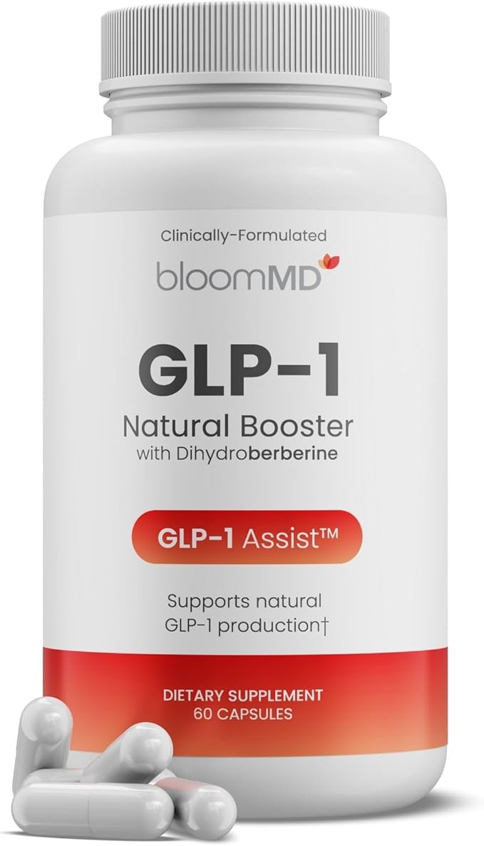 GLP-1 Natural Booster with Dihydroberberine Dietary Supplement for GLP-1 Production Support 60 Capsules
