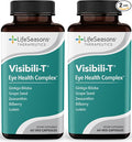 Visibili-T - Vitamin Supplement for Eye Health &amp Vision Support - Carrot Root Chromium Bilberry Ginkgo Biloba Grape Seed Extract Lycopene Vitamin A Lutein &amp Zeaxanthin - 60 Capsules (Pa