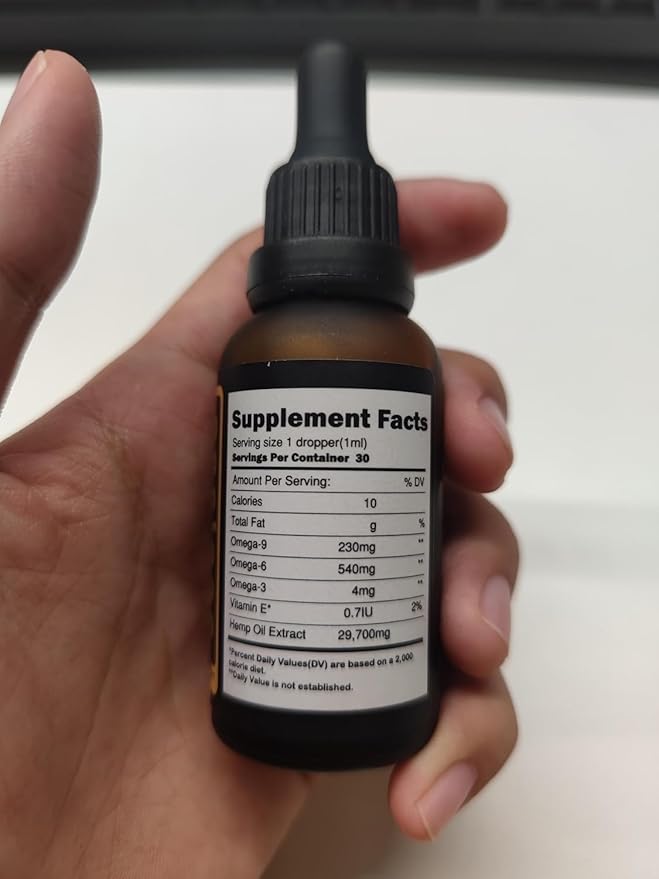 Organic Oil Drop C02 Extraction Vegan Non-GMO - Natural Tincture Drops 4-Pack