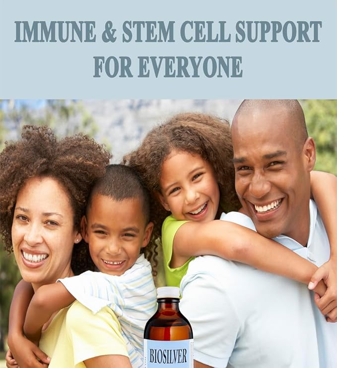 BIOSILVER | Colloidal Silver Liquid | 500 ppm Extra Strength 8 oz with Spray Bottle | Immune &amp Stem Cell Support | Wound Care &amp Superior Healing