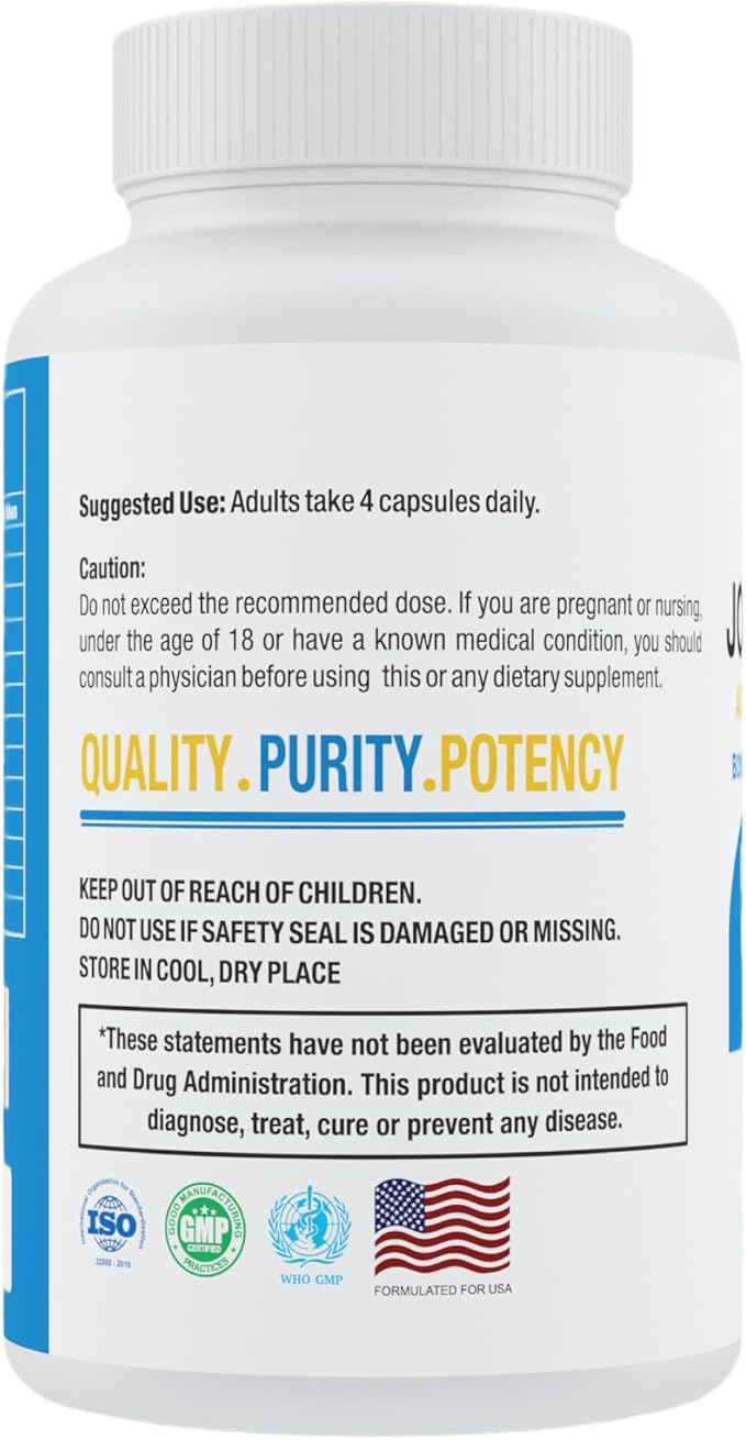 Joint Support Supplement | Glucosamine Chondroitin MSM 60 Capsules