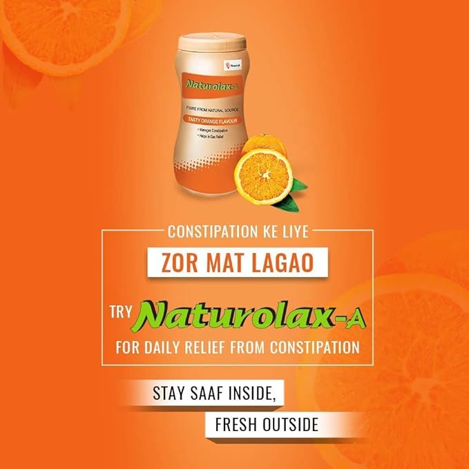 Naturix Naturolax-A Isabgol Husk Powder Orange 300 GMS
