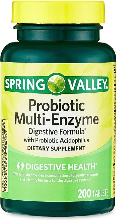 Valley Multi-Enzyme Probiotic 200 Tablets