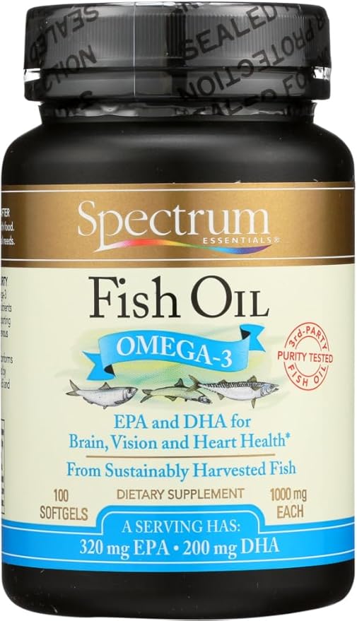 Spectrum Essential Oil Fish Omg3 1000mg
