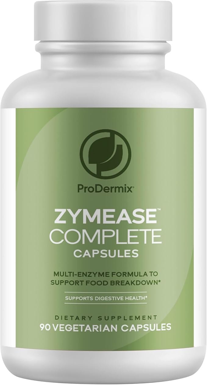 ZymEase Complete Capsules Multi Enzyme Formula for Digestive Health Comfort Probiotic for Digestion and Food Breakdown (90 Capsules)
