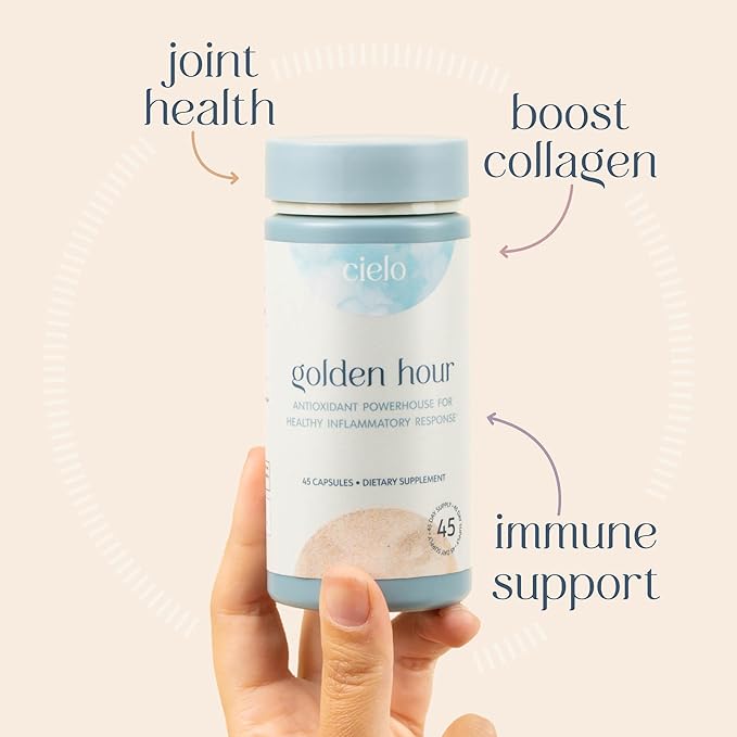 Cielo Golden Hour &amp Horizon Bundle - Probiotics and Antioxidants Set (45 Day Supply)