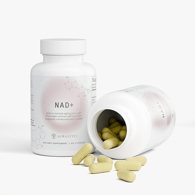 NAD+ Supplement with Resveratrol &amp Quercetin – Cellular Energy &amp Metabolic Support Formula Promotes Cellular Repair Vitality &amp Cognitive Function Vegan Gluten-Free Non-GMO Made in USA