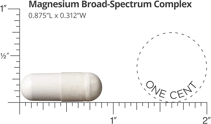Dr. Sinatra's Magnesium-Broad-Spectrum Complex with Magnesium Glycinate and Citrate for Healthy Blood Pressure Levels and Blood Flow (400 mg) (Pack of 2)