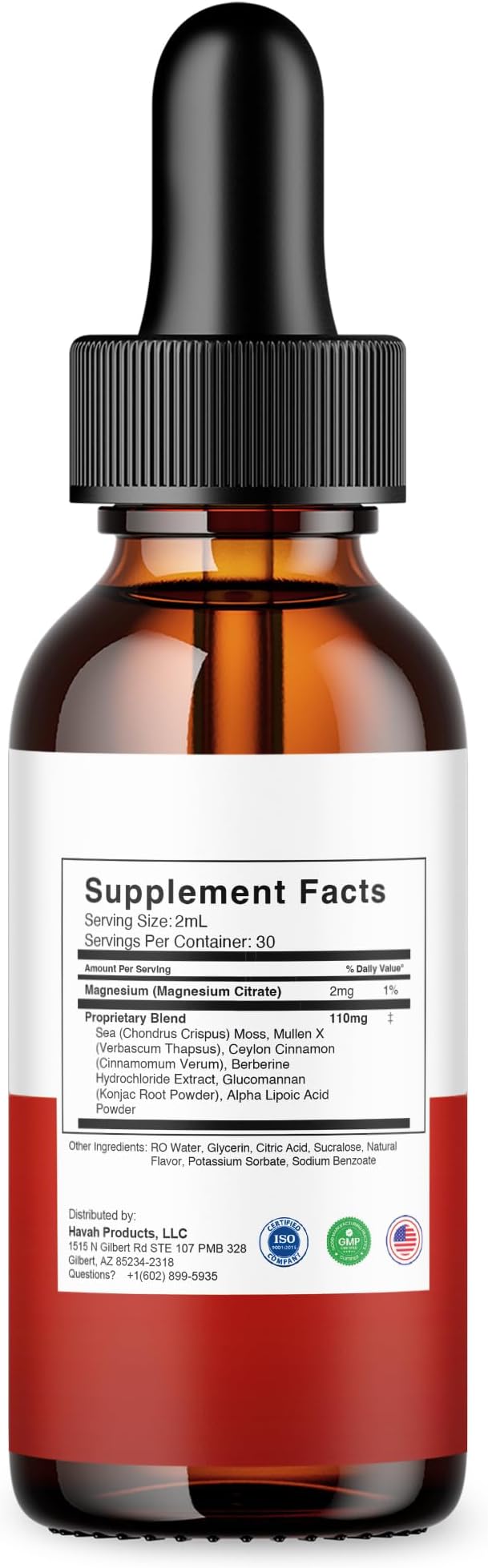 BLUE VIBE Glyco Lean Drops Glyco Lean Liquid Drop Supplement Maximum Strength Overall Health &amp Wellness Support GlycoLean Daily Health Support Liquid Formula Supplement (1 Pack - 2oz / 60ml)