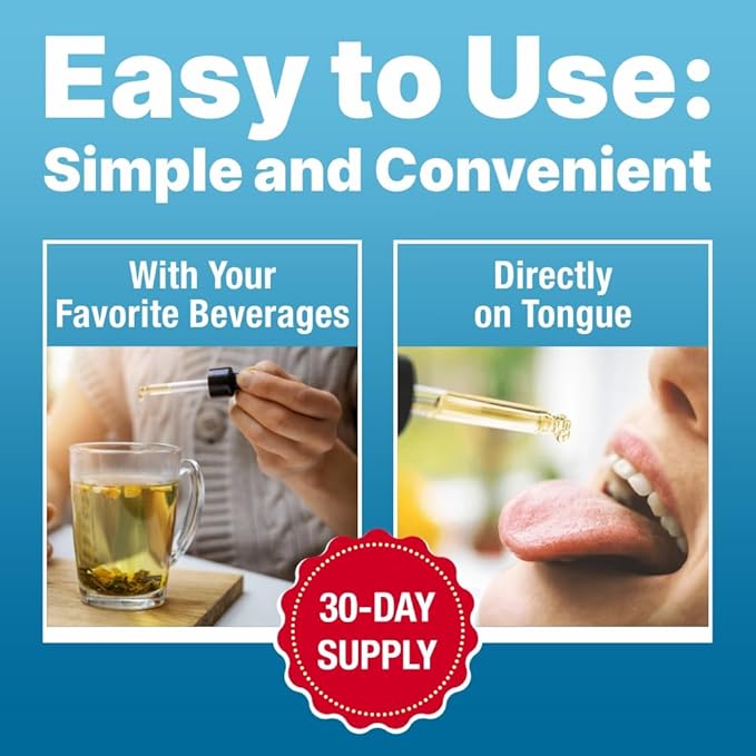Lung Support Supplement Drops with Wild Mullein Leaf Extract for Lungs and Mucus Relief Support - 2 Fl oz - 6 Bottles