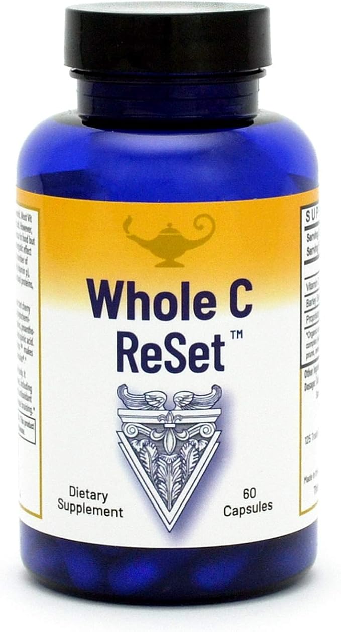 RnA ReSet Whole C Reset – Vita-C Fruit Blend with Bioflavonoids &amp Polyphenols Organic Vitamin C Complex Immune Support (60 Capsules)